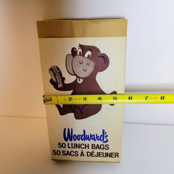 Woodward’s Lunch Bags Vintage Department Store Paper Advertising Approx 38 / 48 - Picture 16 of 16